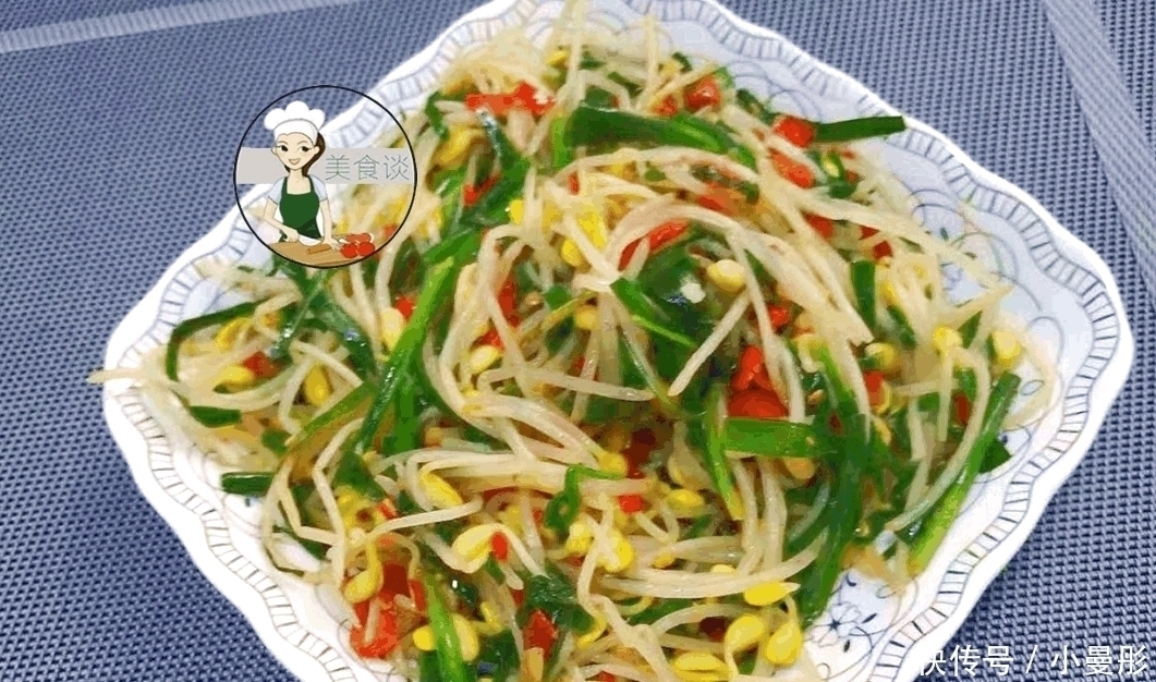 黄豆芽|冷天没胃口吃饭, 我炒了这素菜, 清香脆嫩, 立马胃口大开, 吃撑了