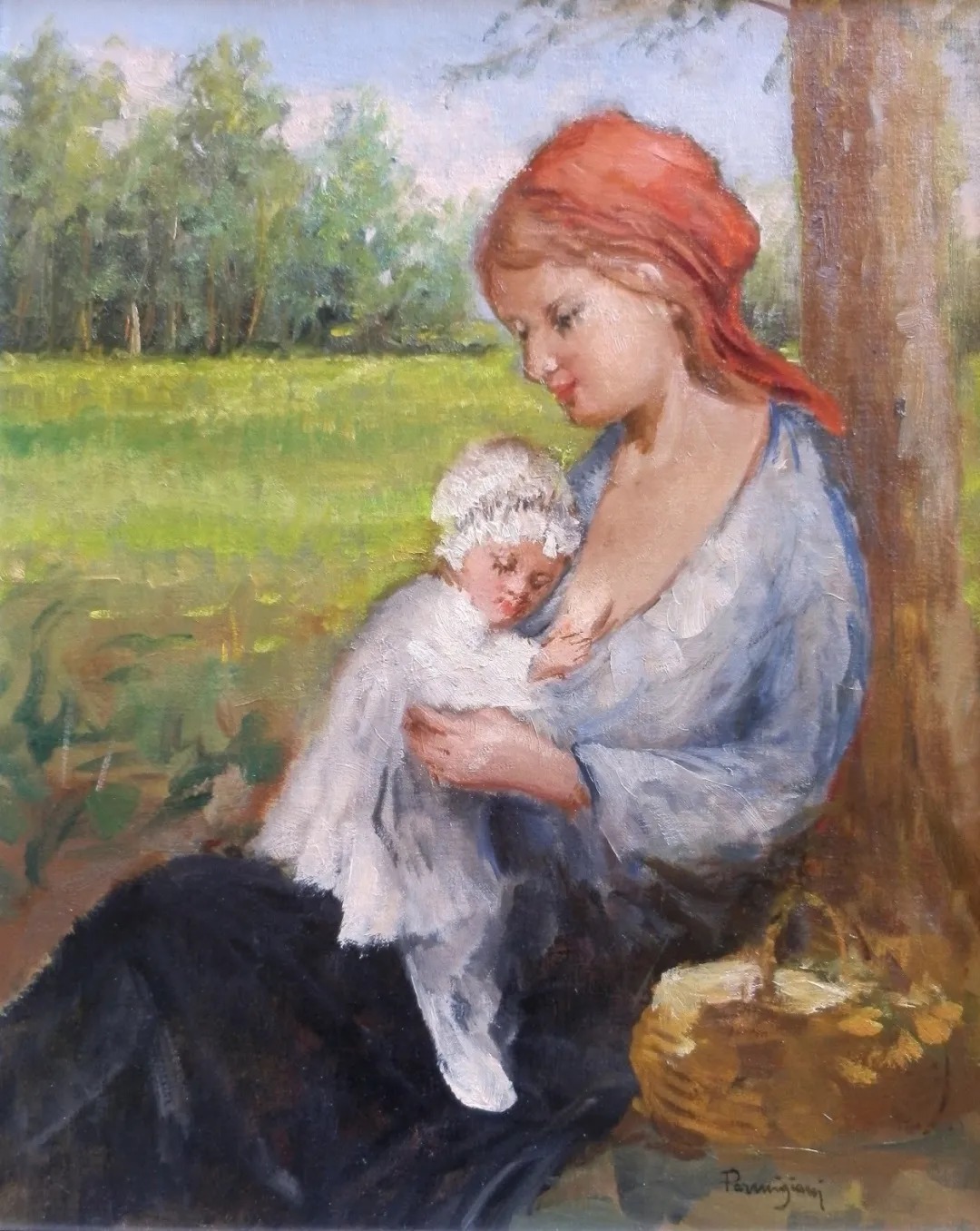 米兰|?意大利 阿尔多的油画,色彩很温暖,笔触很迷人!