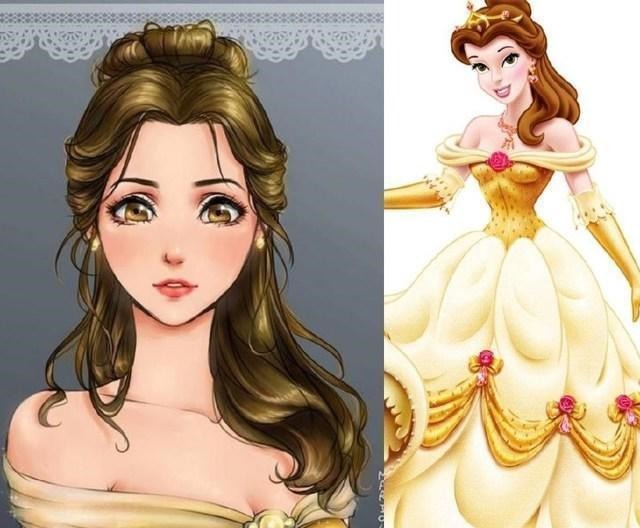 爱丽儿公主|整容后的迪士尼公主,仙度瑞拉颜值高,爱丽儿差点认不出