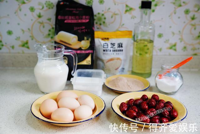 灰枣|六个鸡蛋外加二两红枣，网红枣糕教你在家做起来，制作简单零失败