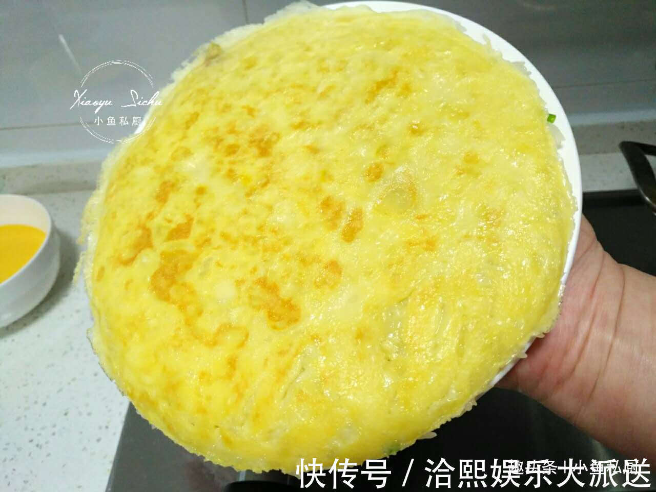 榨菜|1斤糯米,2个鸡蛋,锅里一煎,喷香解馋,孩子大人吃不够