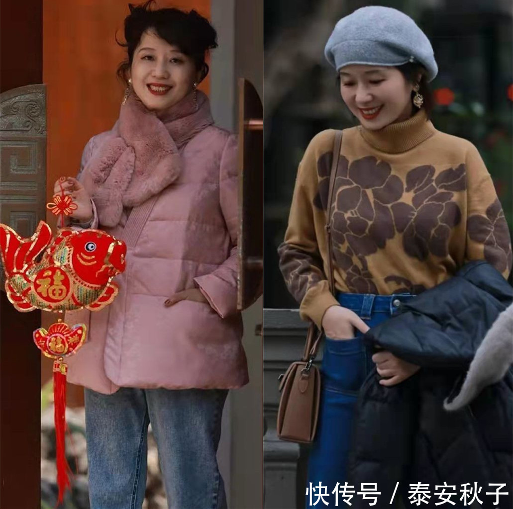 围巾 人到中年的冬日穿搭,就该这样子:美极了!