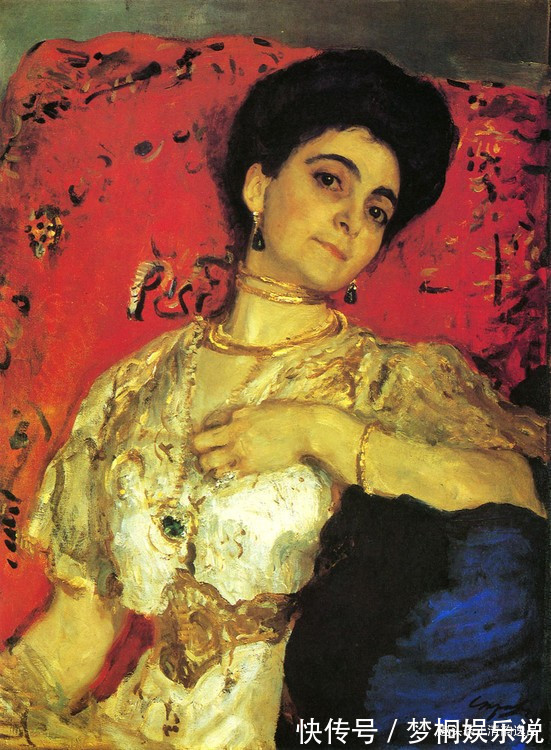 肖像画家!俄罗斯杰出的肖像画家,列宾的学生谢洛夫,油画作品欣赏