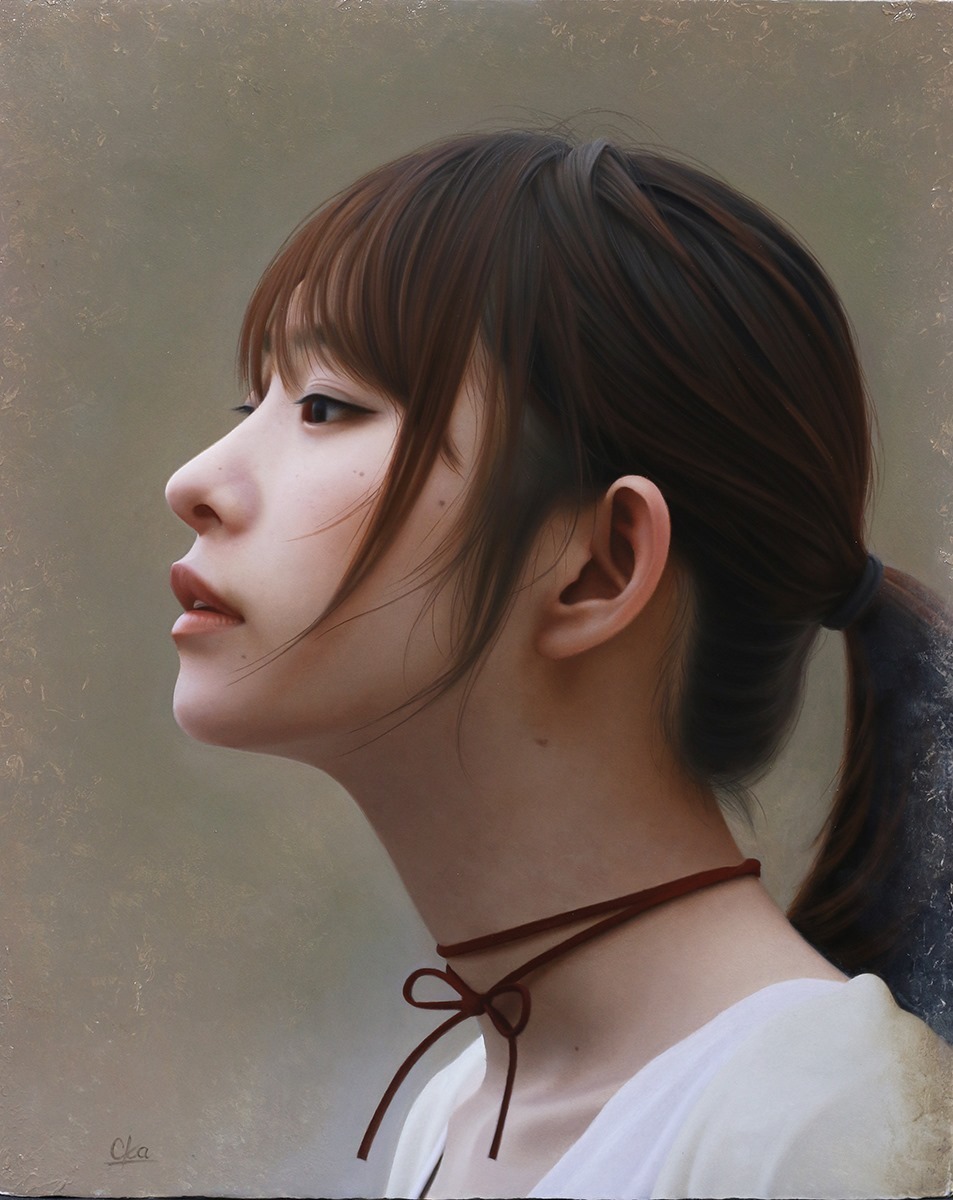 超写实绘画#日本超写实绘画第一人,80后艺术家冈冈康夫的最新作品