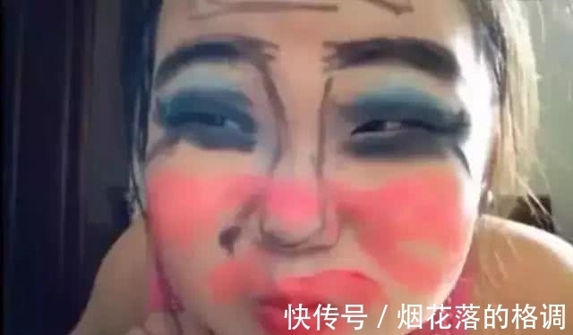 眉毛|小学生逆天化妆技巧,对自己下手太狠啦!