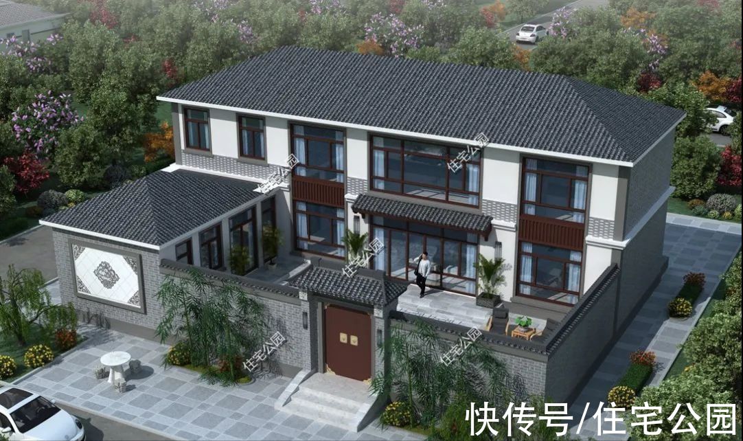 砖混|精选15套中式大宅，农村就该建这样的房子，太美了