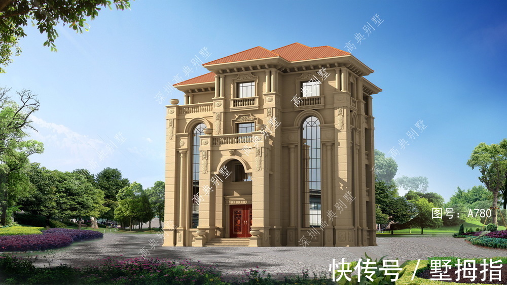 别墅|美丽的欧式别墅,居住舒适实用,颜值高。