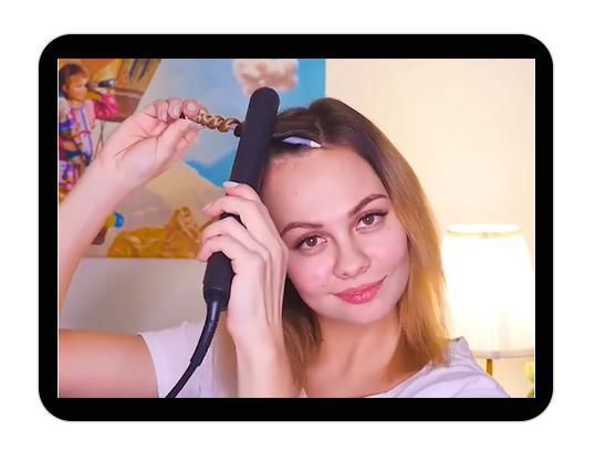 短发女孩|一个夹板搞定三种卷发,简单易学超显脸小!