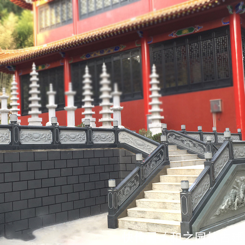 石雕栏杆|寺院石雕栏杆安装需要注意的问题