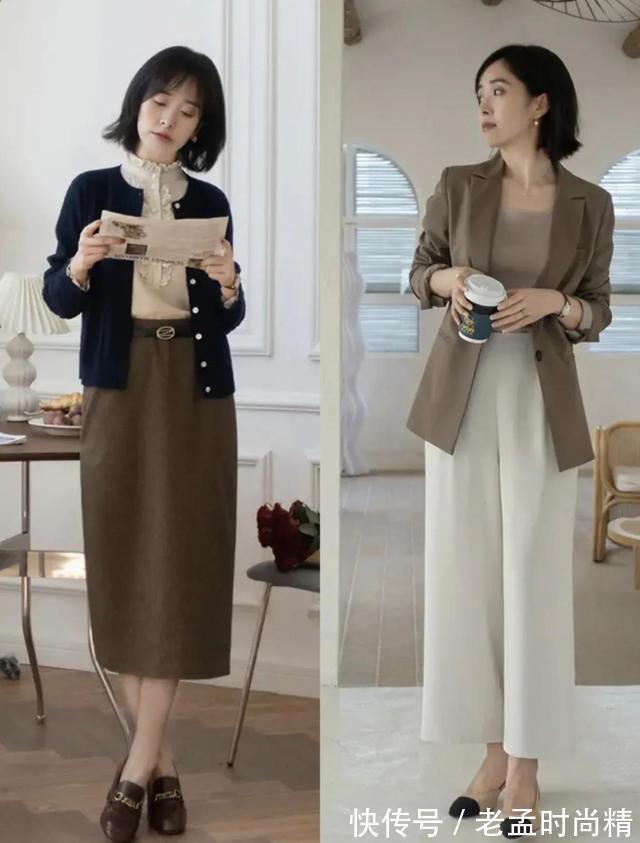 西装裤|40岁女性穿衣要有品味!多留神这3点