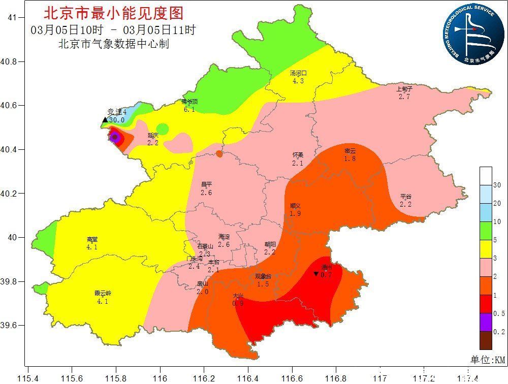 北京未来5天最高温将达18~19℃，之后有大风降温