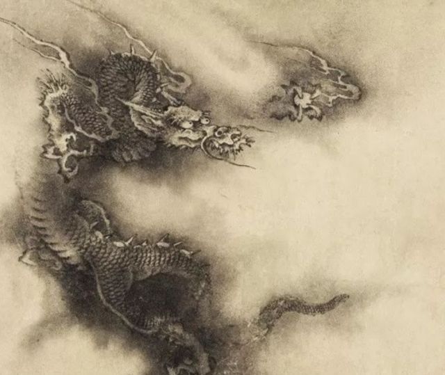 画龙#中国画龙第一人,一幅画拍出3亿,日本画家:他画得像真龙一样