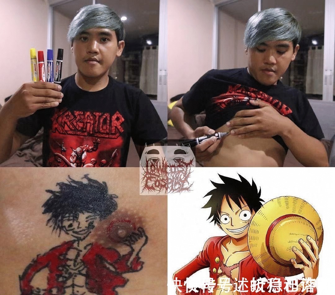 索隆|泰国小哥又来“祸害”《海贼王》,索隆的四刀流原来真的有可能