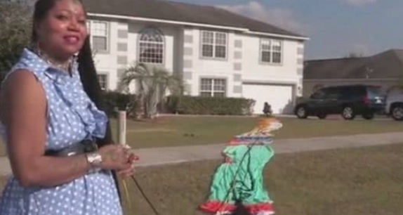 世界最长头发,女子多年不洗头,丈夫还每天睡在她头发上面