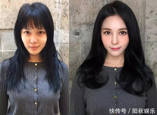 女人为什么要化妆,小伙伴们,咱们一起看看化妆与不花的照片!