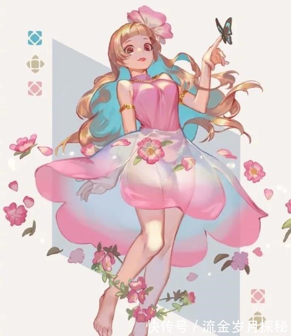 猕猴桃&外国画师绘制水果少女,小番茄变活力女生,草莓是可爱萌妹!