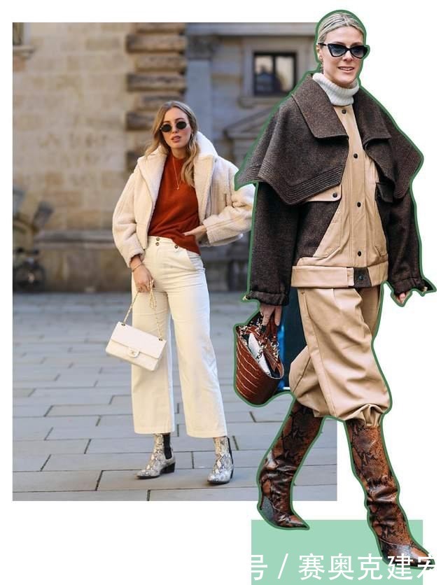 “阔腿裤+靴子”成今冬潮款搭配,高级显气质,不挑身材与年龄