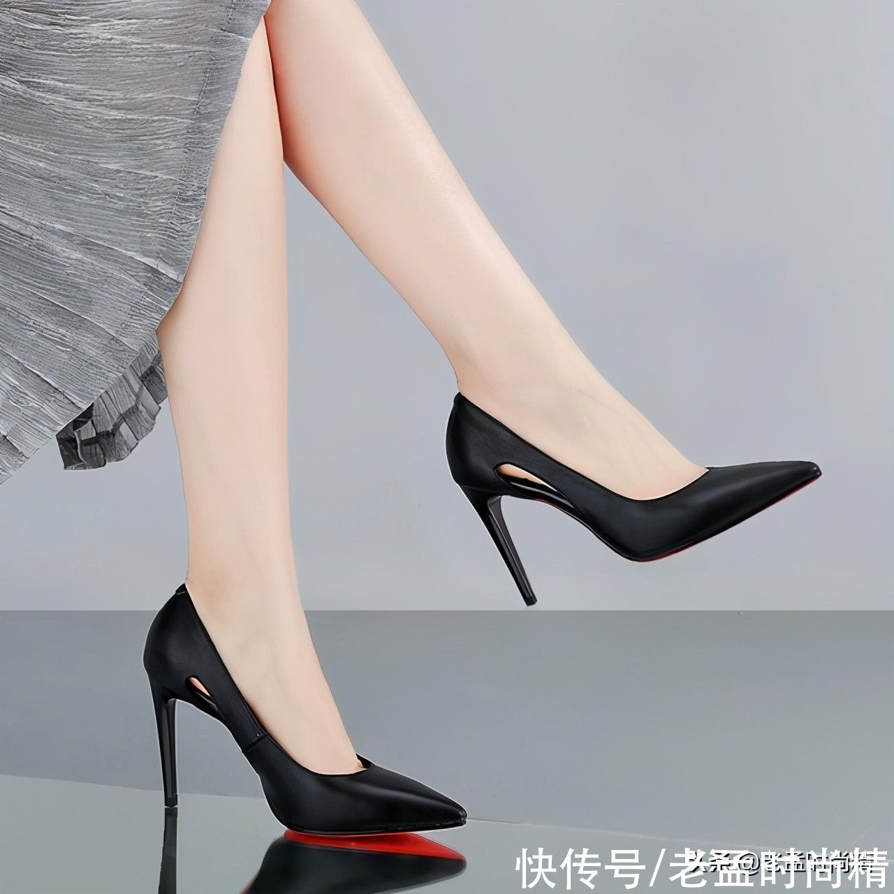 一双高跟鞋给你一种美丽，优雅的气质这样穿出来