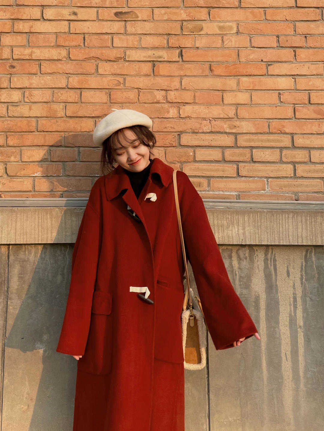 穿搭 这些才是红色大衣的正确搭法,经典稳重又有气场,让你美出新高度