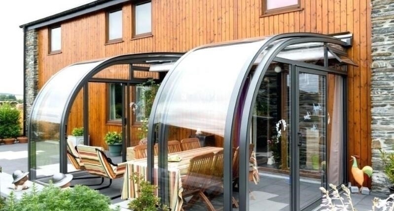 庭院|家里有庭院,一定要建这种阳光房,不违建,不占空间,能自动伸缩