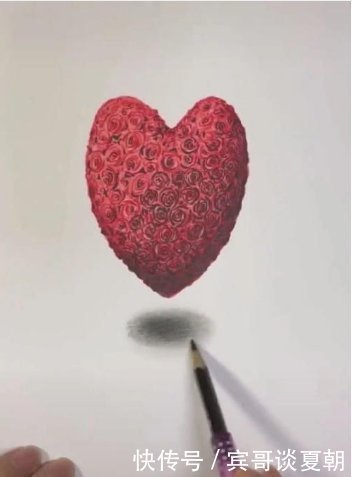 美术老师教画爱心,被称太敷衍,当画纸撕掉后众人惊艳