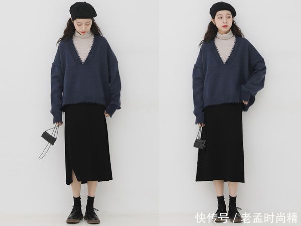 不会穿衣搭配就试试套装吧,轻轻松松的时尚感