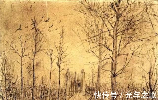 素描#梵高一生素描手稿艺术, 简单和复杂之间挣扎