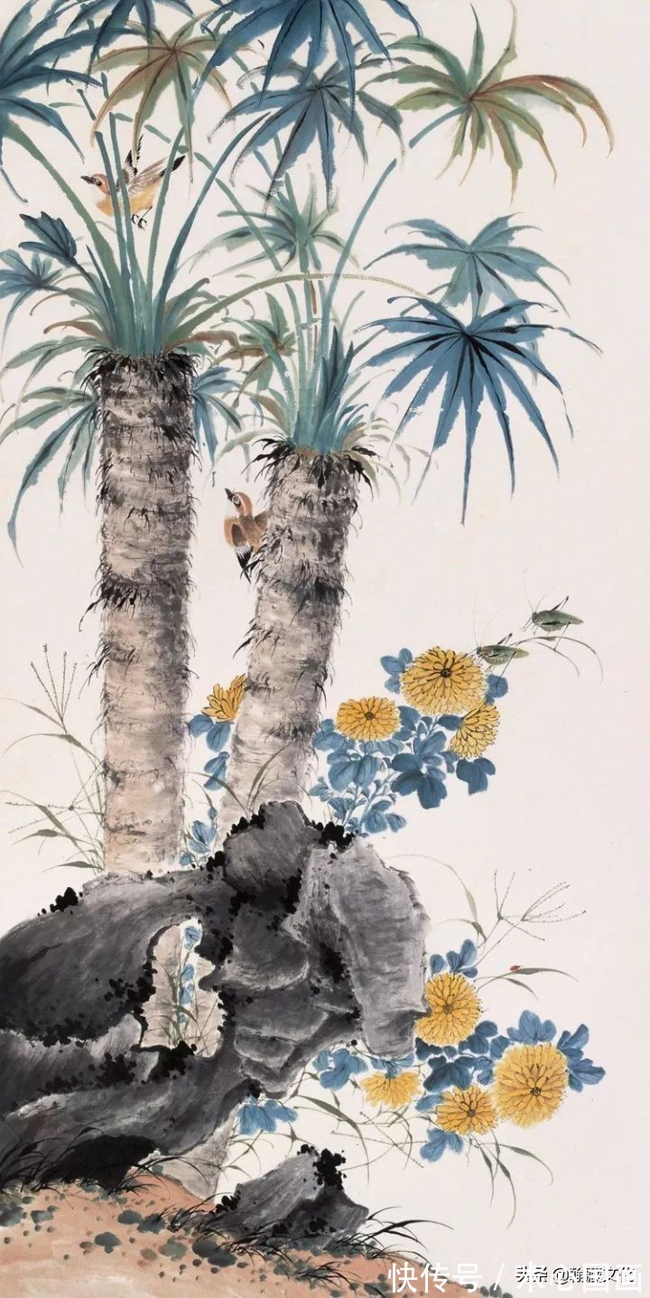 任伯年&江寒汀先生小写意花鸟画欣赏(一)