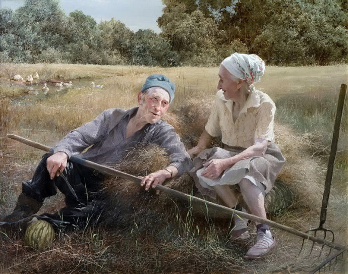 喀拉刨柯#乌克兰画家喀拉刨柯唯美油画,看了真享受!