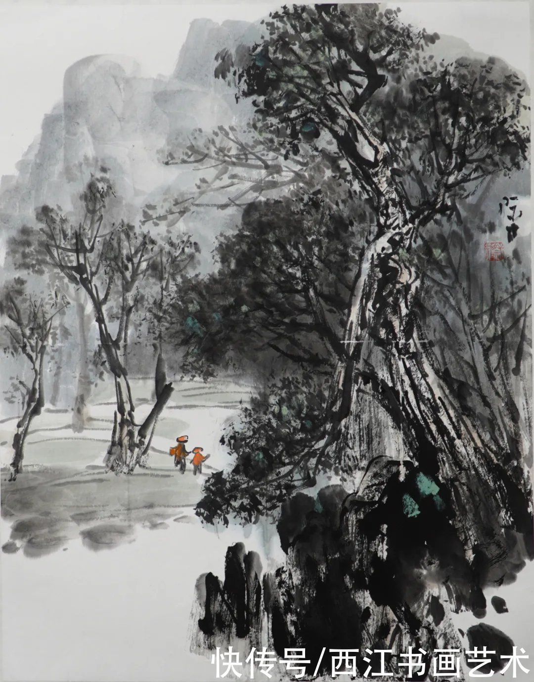 山水画&张际才:画山水无需笔笔讲来历,处处讲师承