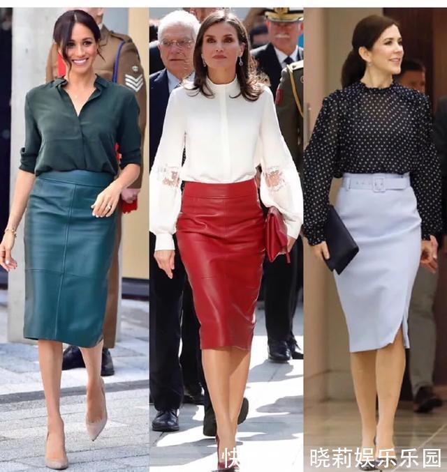 上衣|西班牙王后的半裙穿搭真美,五六十岁妈妈学她这样穿,显瘦有气质