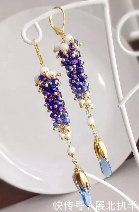 铁丝|嫌弃耳环难看,在家拿些珠子,串一串,每天都戴不同风格!附教程