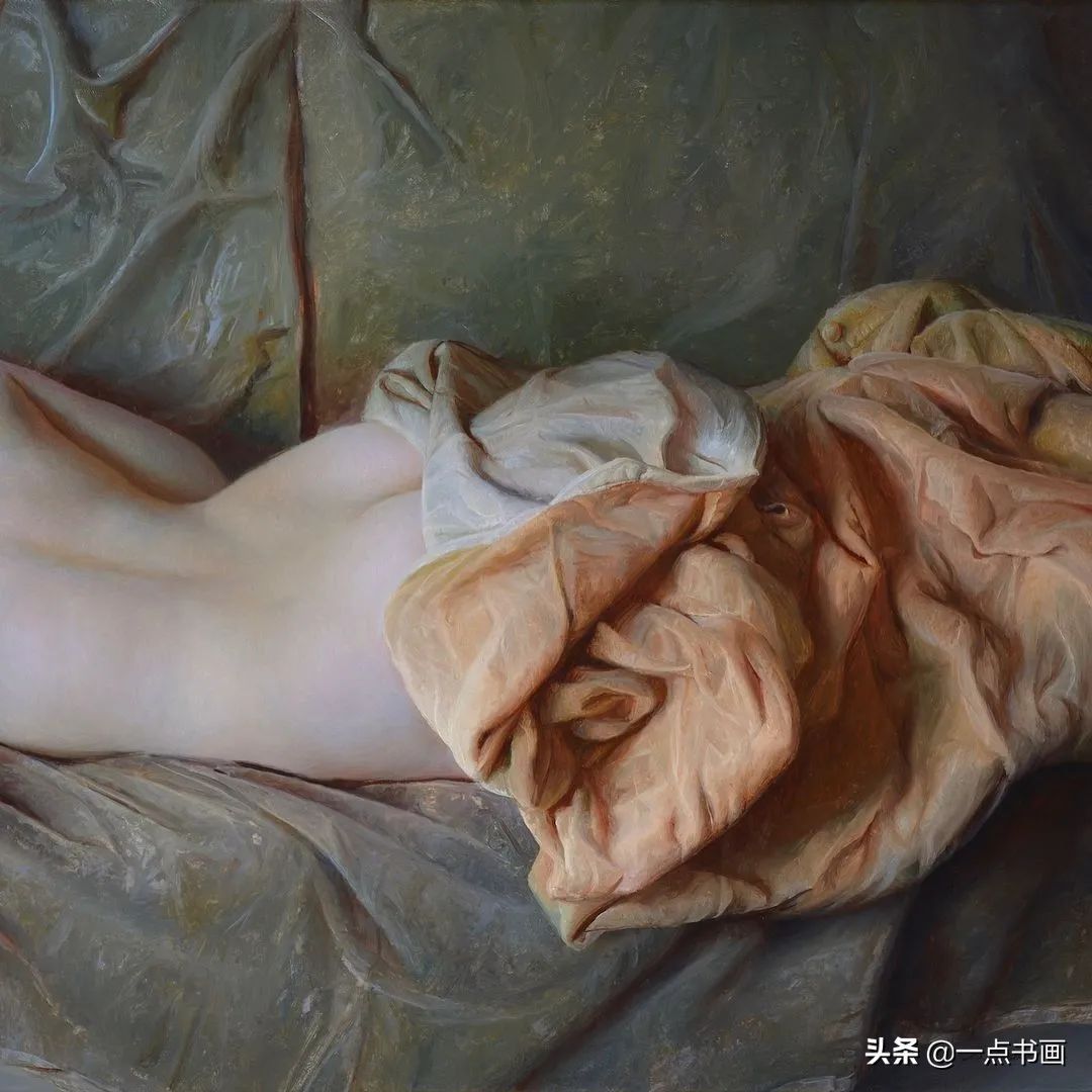 绘画|她痴迷于画那些睡觉觉的美女,青春清纯,宁静唯美