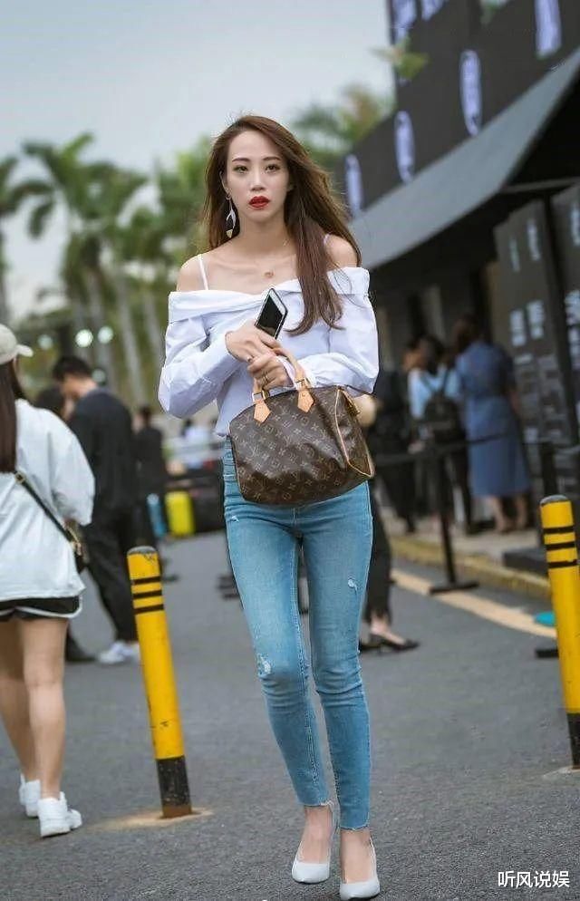 身材纤瘦的女人们穿衣打扮，总有拉风的亮点，精致又显年轻