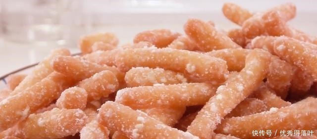 白糖|过年吃的零食江米条，不用买，在家自己做，香甜又酥脆，过年必备