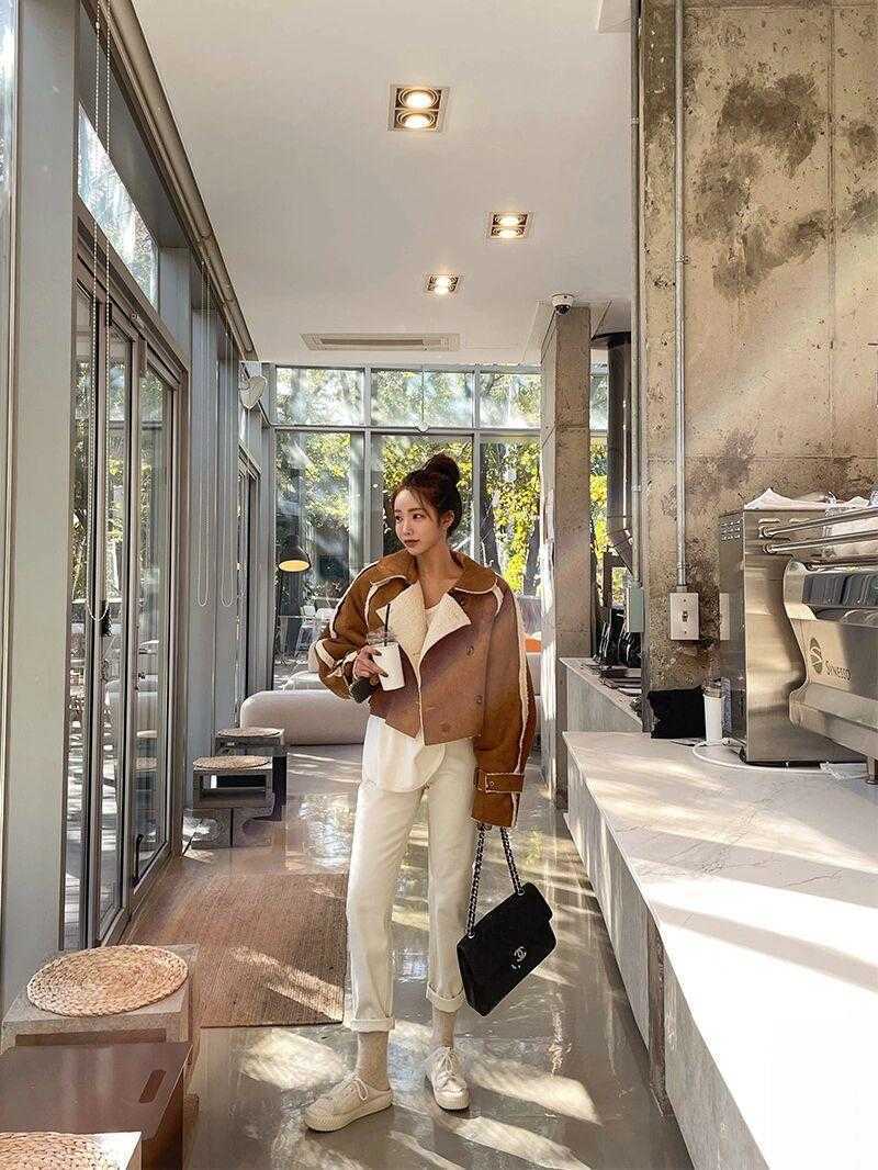 裤子|40+女人保暖重要,秋冬就要选加绒款裤子,时尚保暖同时兼顾