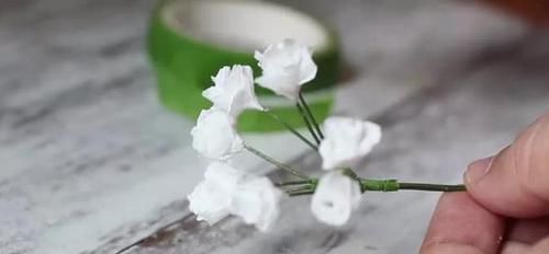 想到|谁能想到这么浪漫的满天星,竟是卫生纸揉的假花,附教程