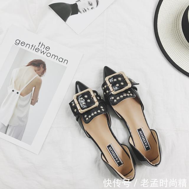 牛皮 方头鞋不是谁穿都好看,脚胖的女生还得穿尖头鞋,有范还修脚型