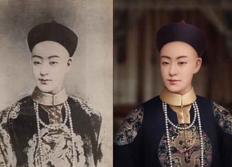 修复|照片修复前VS后，林徽因好美，光绪变帅，看到她：难怪当了太后