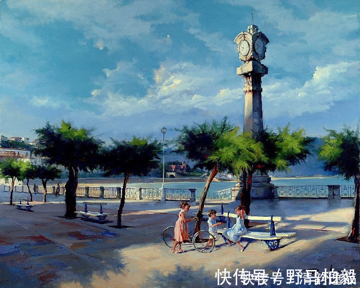 里卡多·桑斯@西班牙当代写实油画家，里卡多·桑斯，油画作品欣赏