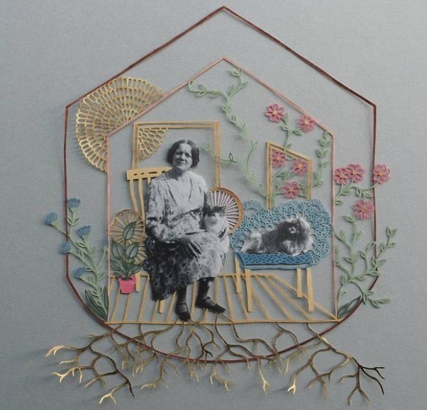 美女#美轮美奂,美女艺术家用一张纸雕刻出奇幻世界