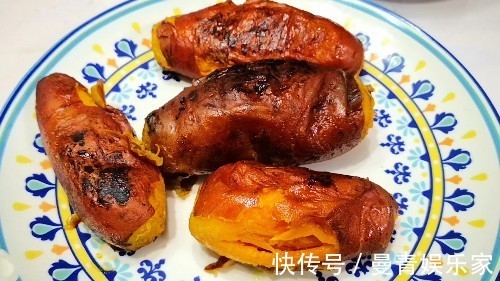 电饭锅烤红薯,可别直接上锅烤,2个小技巧,红薯又香又甜不烧心