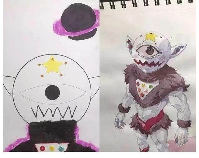 插画师#国外的画师有多厉害?给我一份草稿,还你一套插画大作!