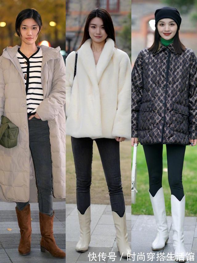 靴子|?今年火了一种“显高穿法”:叫“裤子+靴子”,很适合小个子