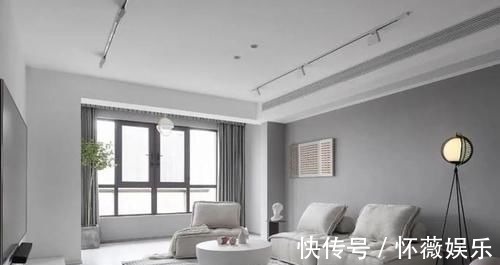 功能柜|120㎡极简风三居室，柔和的莫兰迪配色，干净又舒服