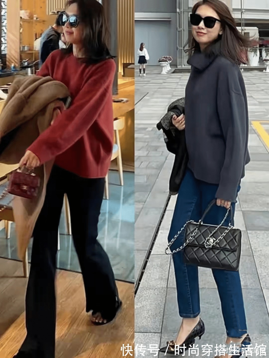 小黑裤|40岁的女人,春天如何穿才好看?掌握这几个搭配技巧,减龄有气质