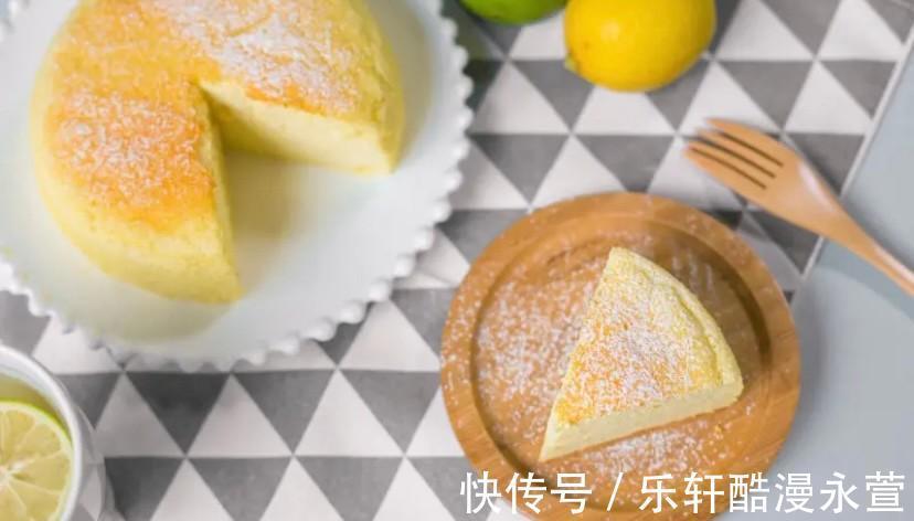 甜品控有口福了!像冰淇淋一样的柠檬酸奶蛋糕,自己在家就能做