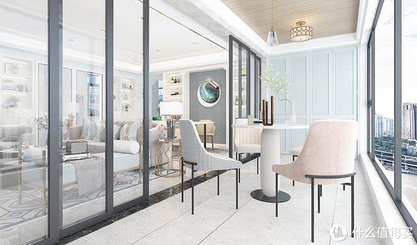 玄关|175㎡新家装成“轻奢美式”，整体敞亮大气又温馨，这才是理想居所