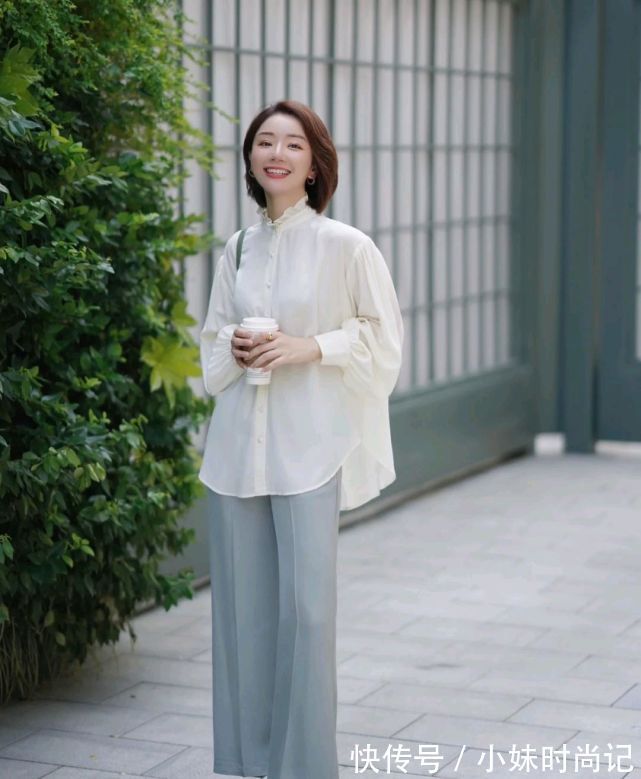 高腰裤|只要穿对了,就能轻松成为精致的女人,与年龄无关