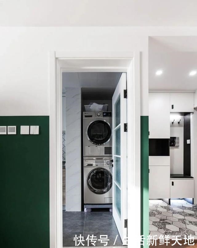 工作台|120㎡混搭风大两居，属于一家三口的自然安静森系小屋~！